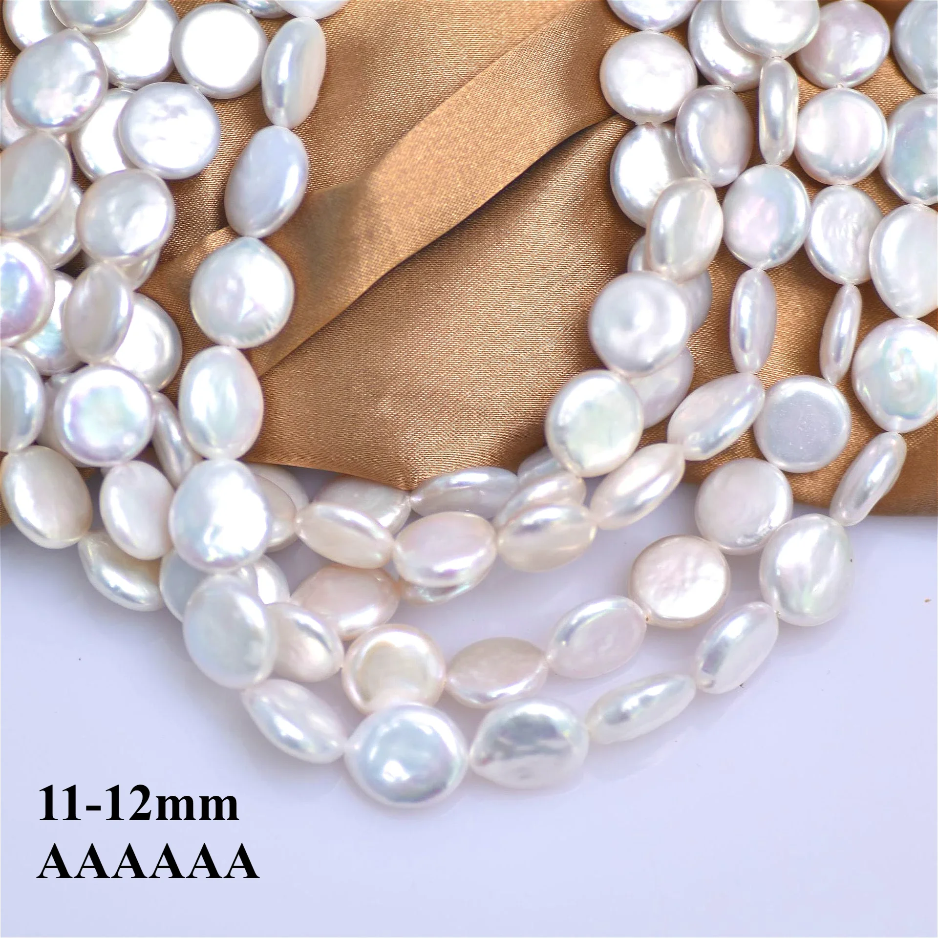 Jewelry Making The Well - 11-12mm 6A Natural Radiant Freshwater White