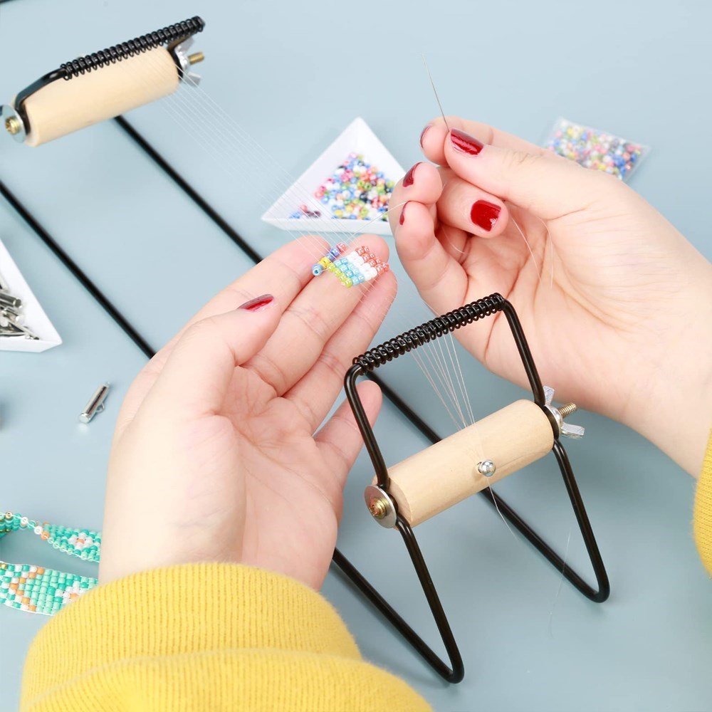 Jewelry Making Tool Kit - Weaving Beading Loom Easy-to-Use DIY Tool