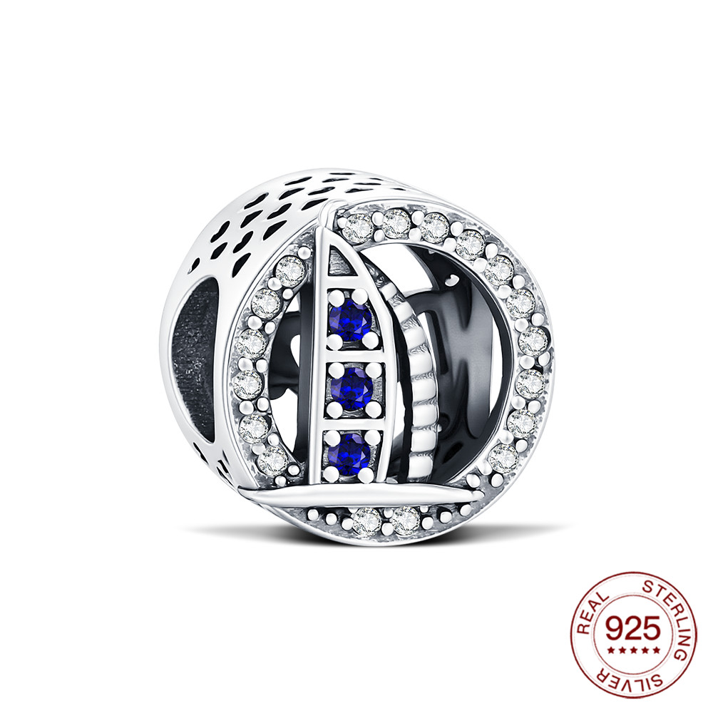 Jewelry Making Dubai - 925 Sterling Silver Charm City Skyline