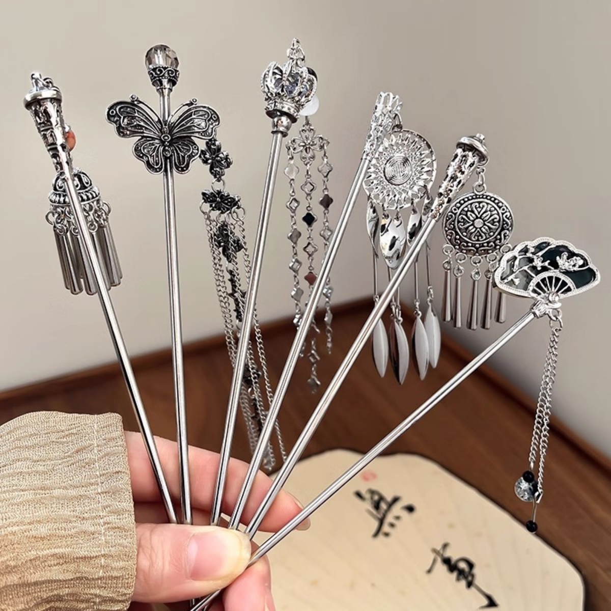 Elegant Women's Hairpin Antiqu - огляд і ціна Jewelry Making Adults