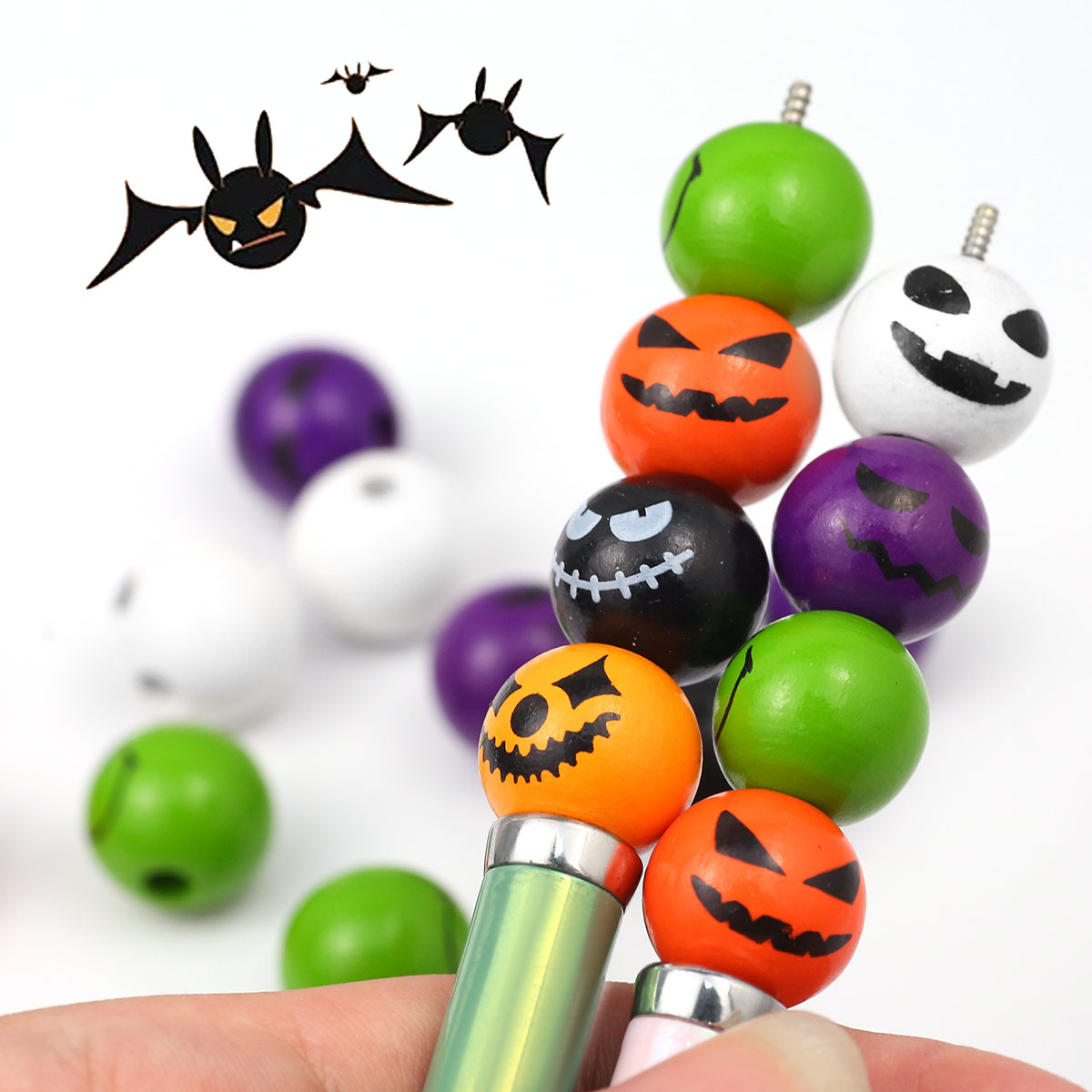 Halloween ideas 16mm Ghose Vam - огляд і ціна Jewelry Making Ideas With Beads