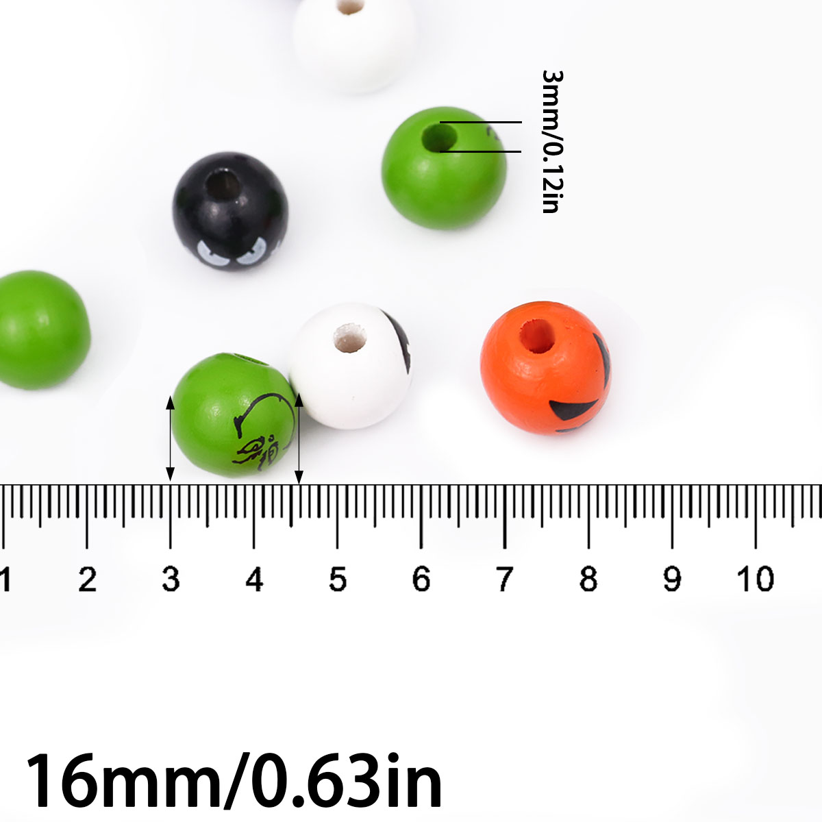 Halloween ideas 16mm Ghose Vam - огляд і ціна Jewelry Making Ideas With Beads