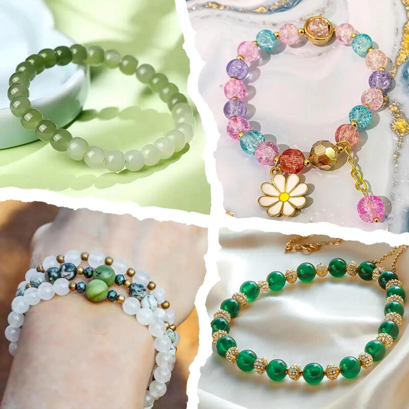 Glass Beads 24Colors 6mm Brace - огляд і ціна Jewelry Making Tool Kit
