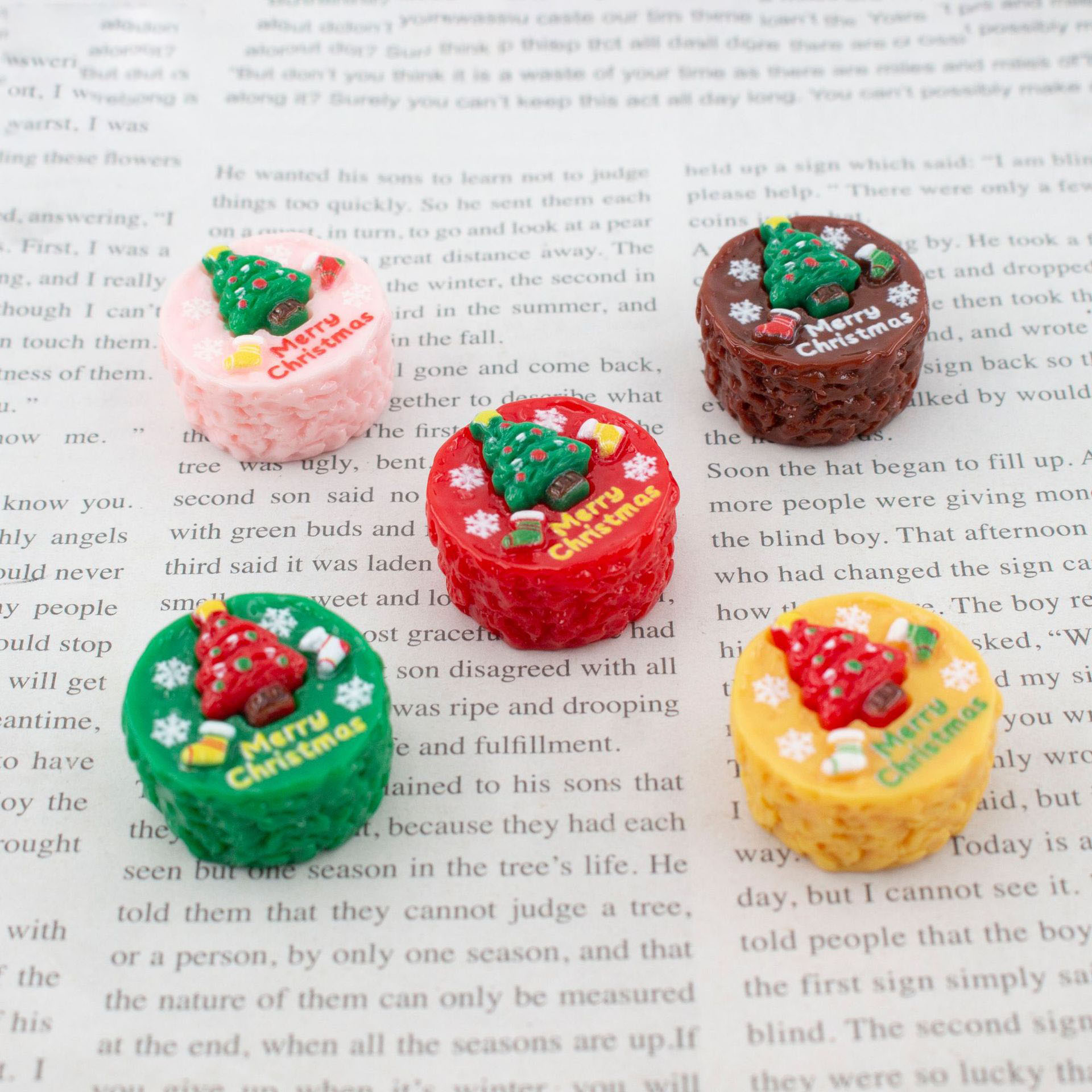 10pcs Resin imitation Christma - огляд і ціна Jewelry Making Desk