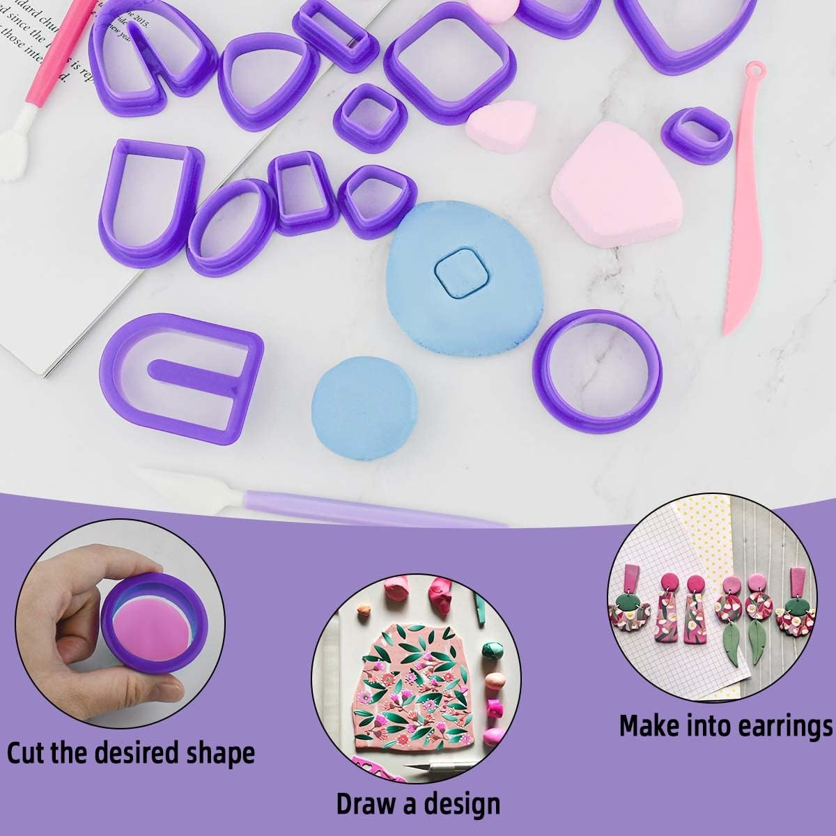 Polymer Clay Earring Making Ki - огляд і ціна Jewelry Making For Teens
