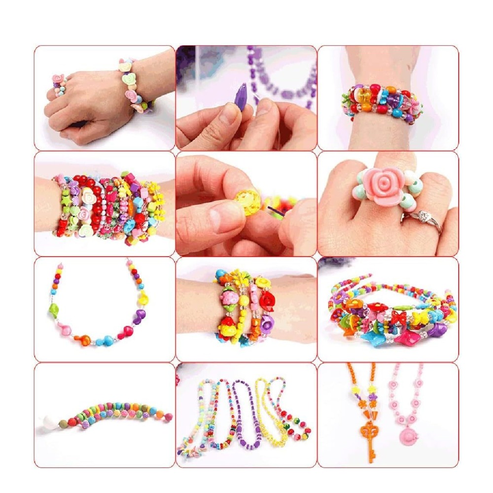 4774pcs Colorful Beads Bracele - огляд і ціна Jewelry Making For Teens