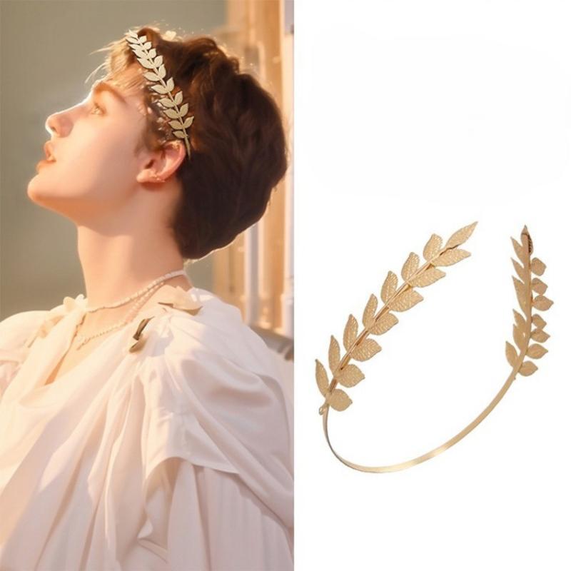 1PC New Retro Gold Color Leaf  - огляд і ціна Jewelry Making Adults