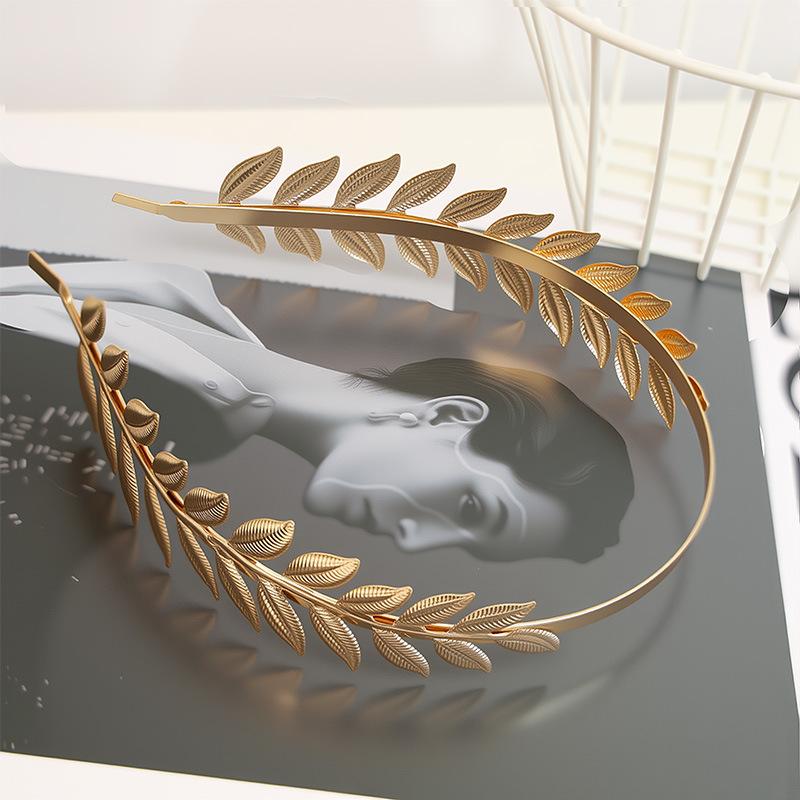 1PC New Retro Gold Color Leaf  - огляд і ціна Jewelry Making Adults