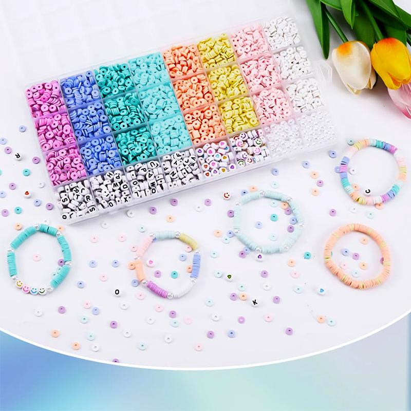 Clay Beads Bracelet Making Kit - огляд і ціна Jewelry Making For Teens
