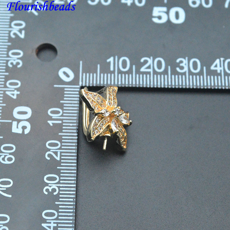 30pc Pin Style CZ Paved Flower - огляд і ціна Jewelry Making Kits