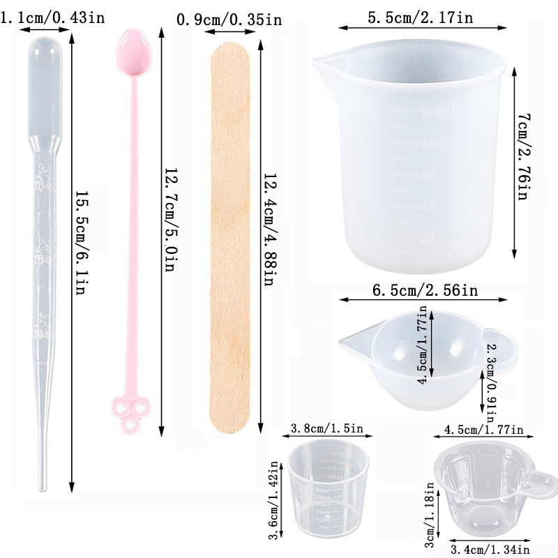 Epoxy Resin Tools Kit Silicone - огляд і ціна Jewelry Making Tool Kit
