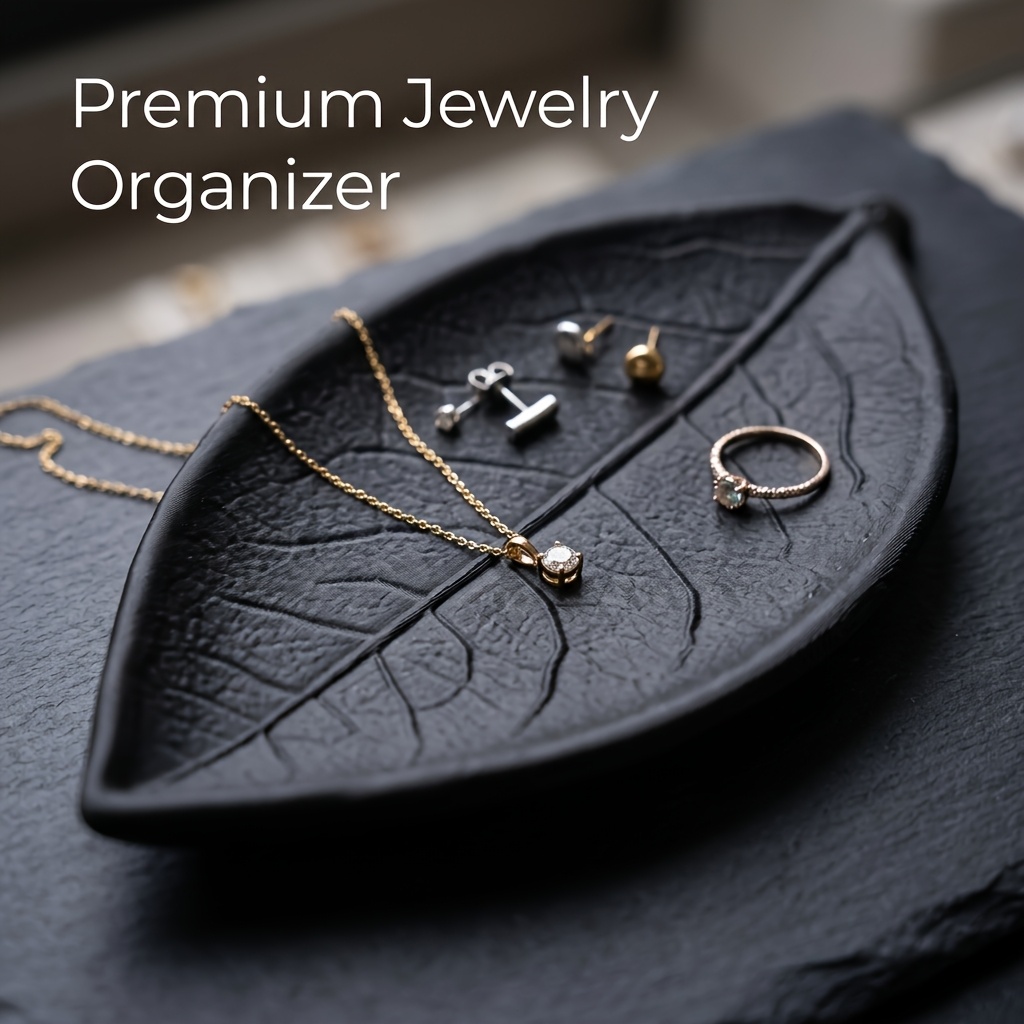 Minimalist 3D Leaf Jewelry Dis - огляд і ціна Jewelry Making Desk
