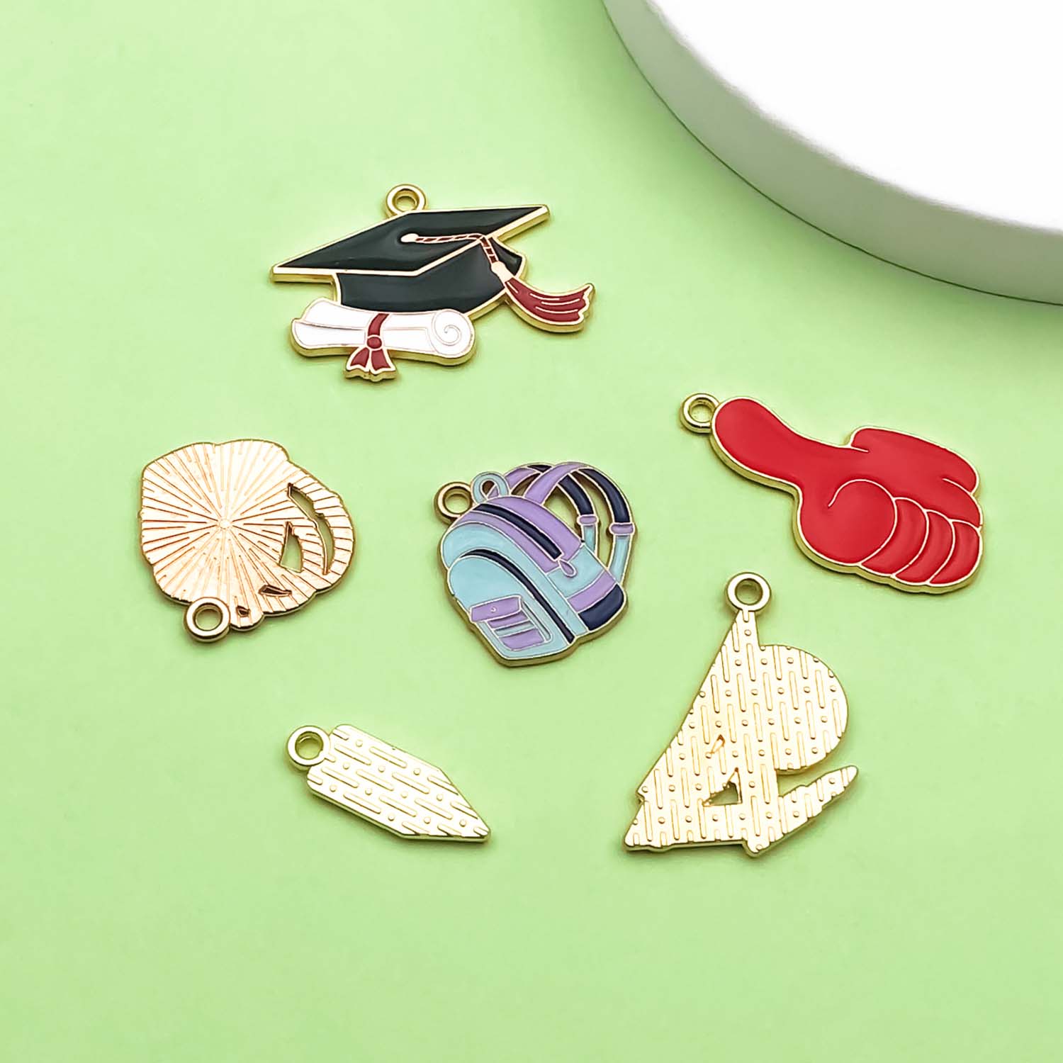 10/12pcs Graduation Season Cha - огляд і ціна Jewelry Making Guide Book