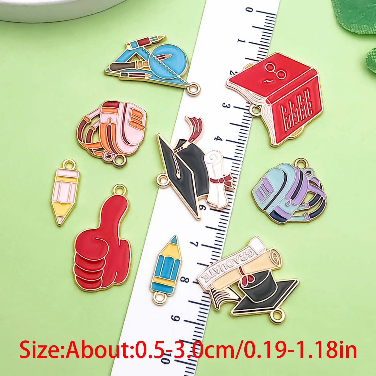 10/12pcs Graduation Season Cha - огляд і ціна Jewelry Making Guide Book