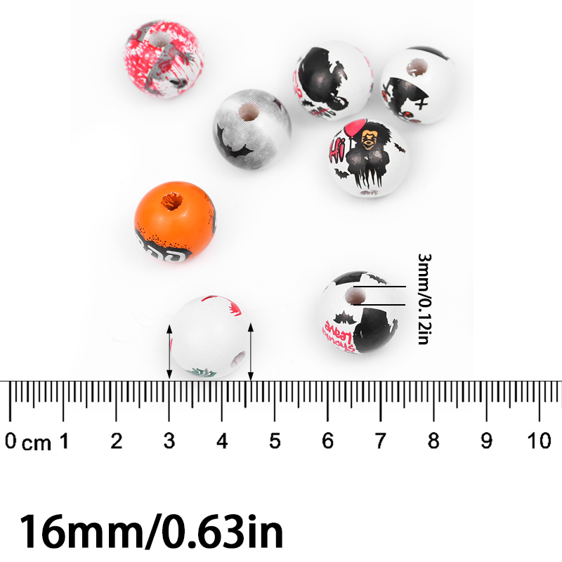 16mm 40-10PCS Halloween BOOM G - огляд і ціна Jewelry Making Ideas With Beads