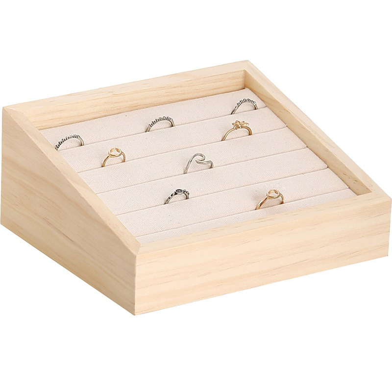 1pc Wood Jewelry Display Tray  - огляд і ціна Jewelry Making Desk