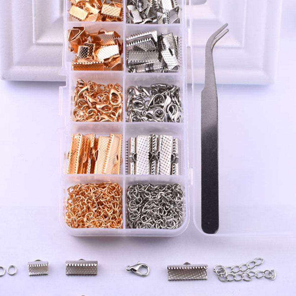 371pcs Golden Necklace Buckle  - огляд і ціна Jewelry Making Tool Kit