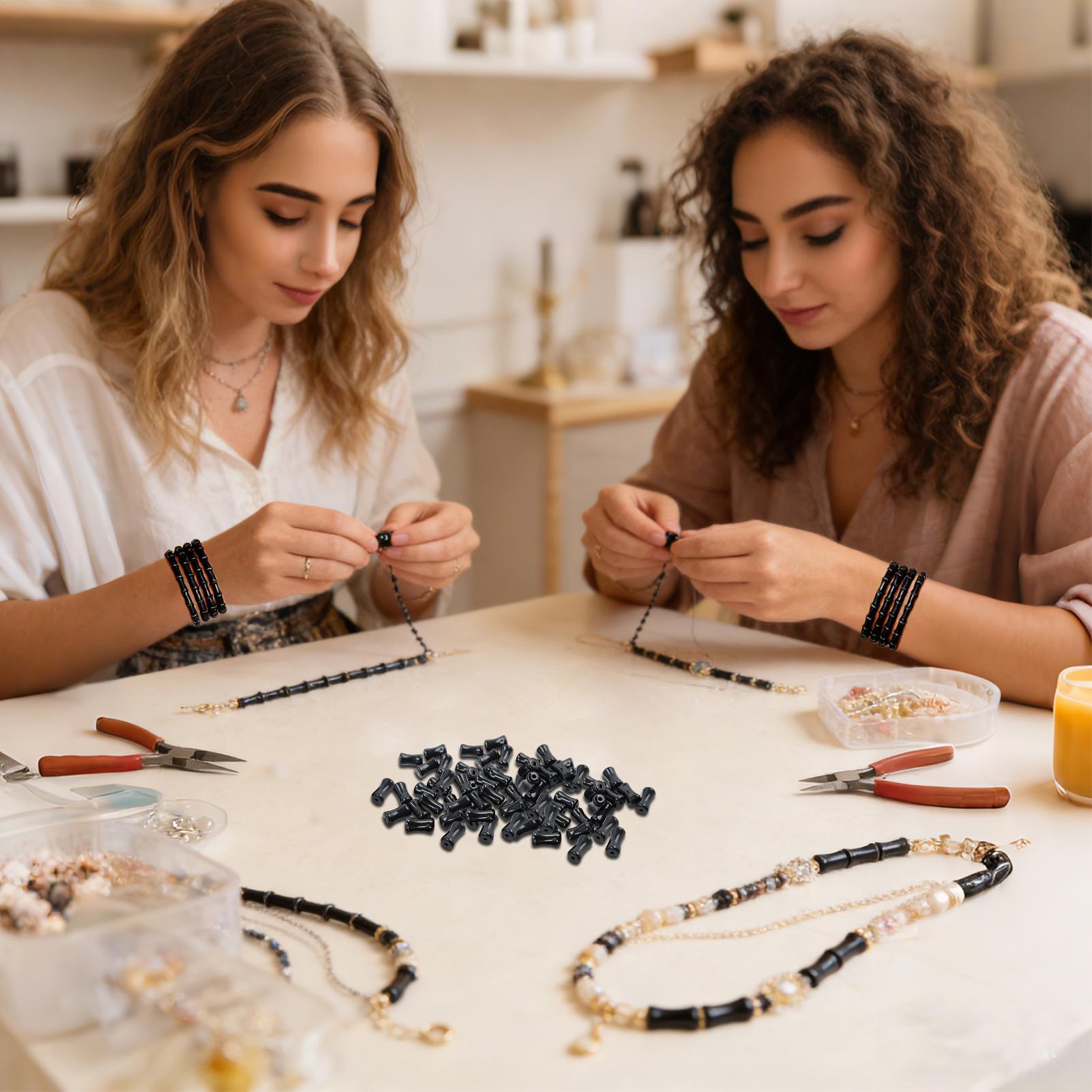 50pcs Glass Beads 8mm Jewelry  - огляд і ціна Jewelry Making For Teens
