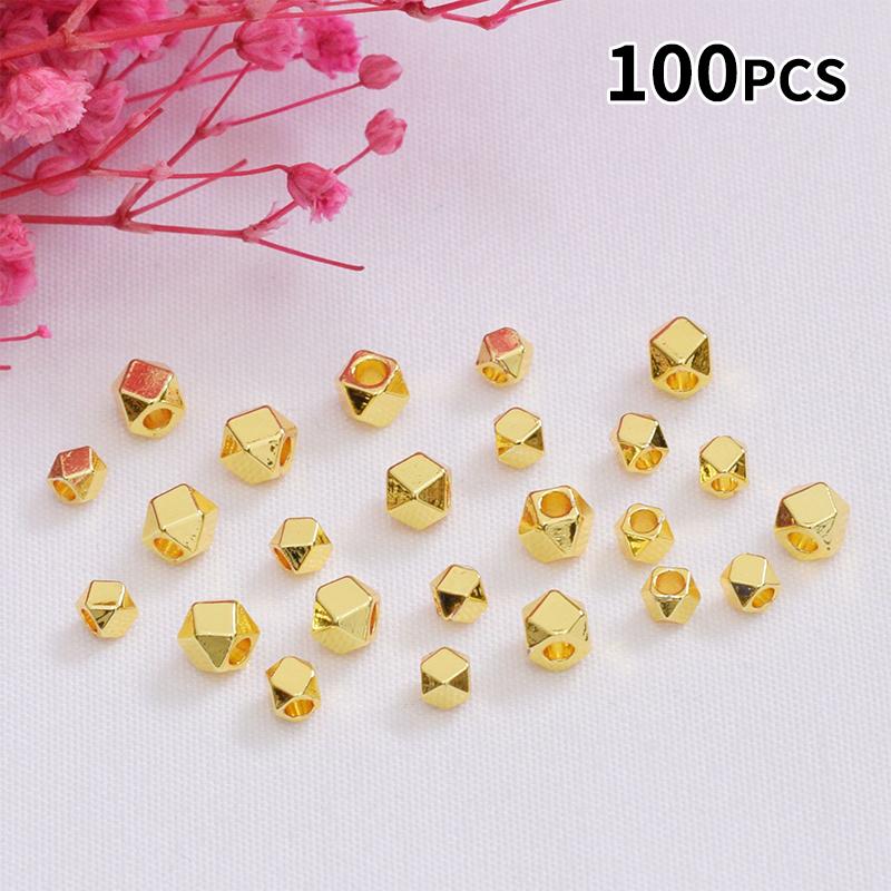 Shiny Gold Plated Faceted Spac - огляд і ціна Jewelry Making Ideas With Beads