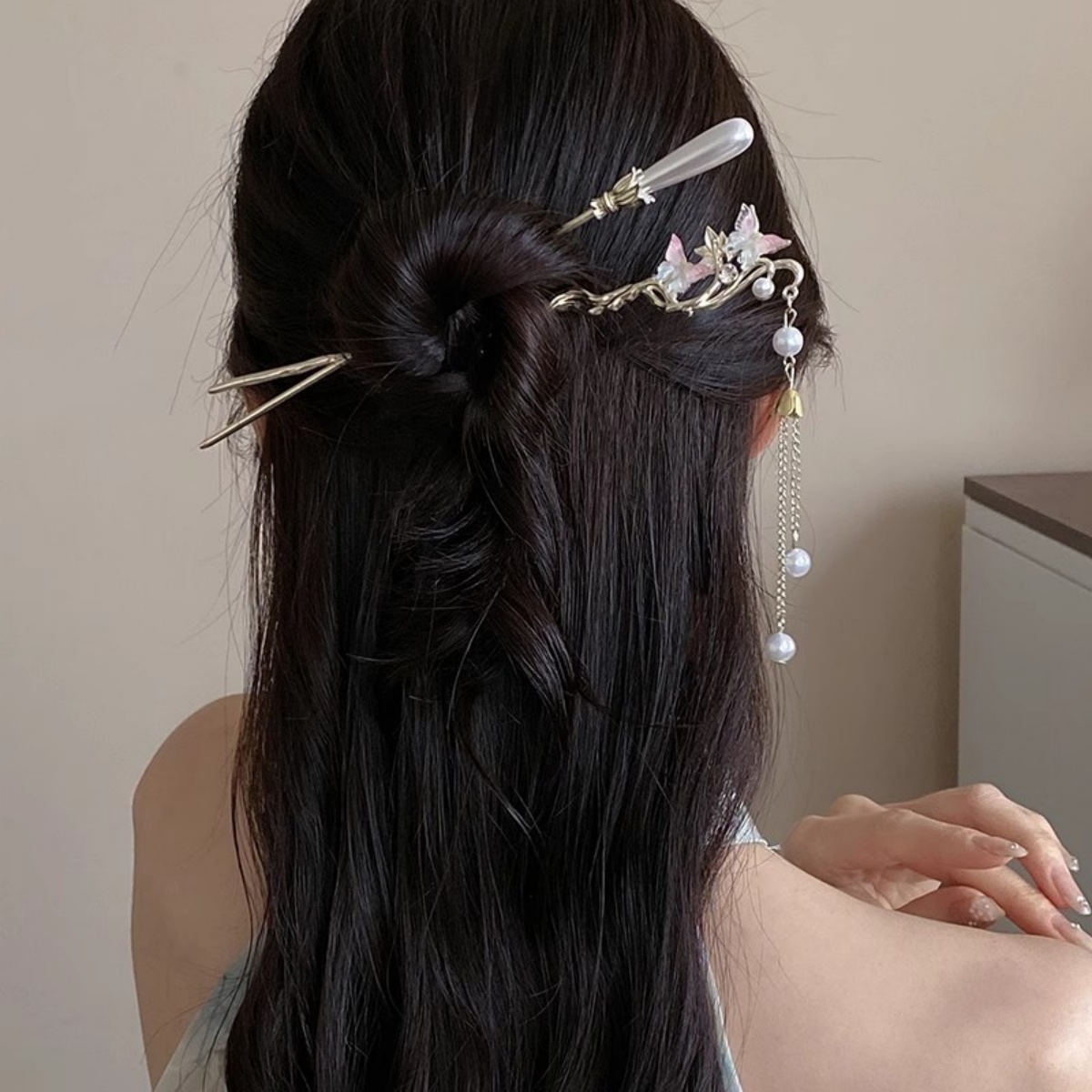 2025 New Flower Hairpin For Wo - огляд і ціна Jewelry Making Adults