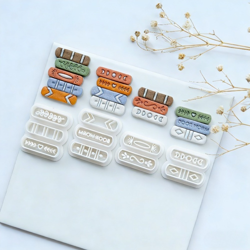 7pcs/set Book Stack Themed Pol - огляд і ціна Jewelry Making Guide Book