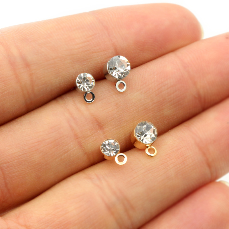 50pcs Stud Earrings Pins with  - огляд і ціна Jewelry Making Kits