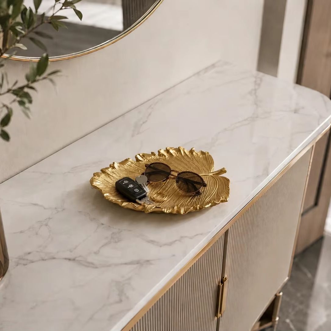 Light Luxury Golden Leaf Stora - огляд і ціна Jewelry Making Desk